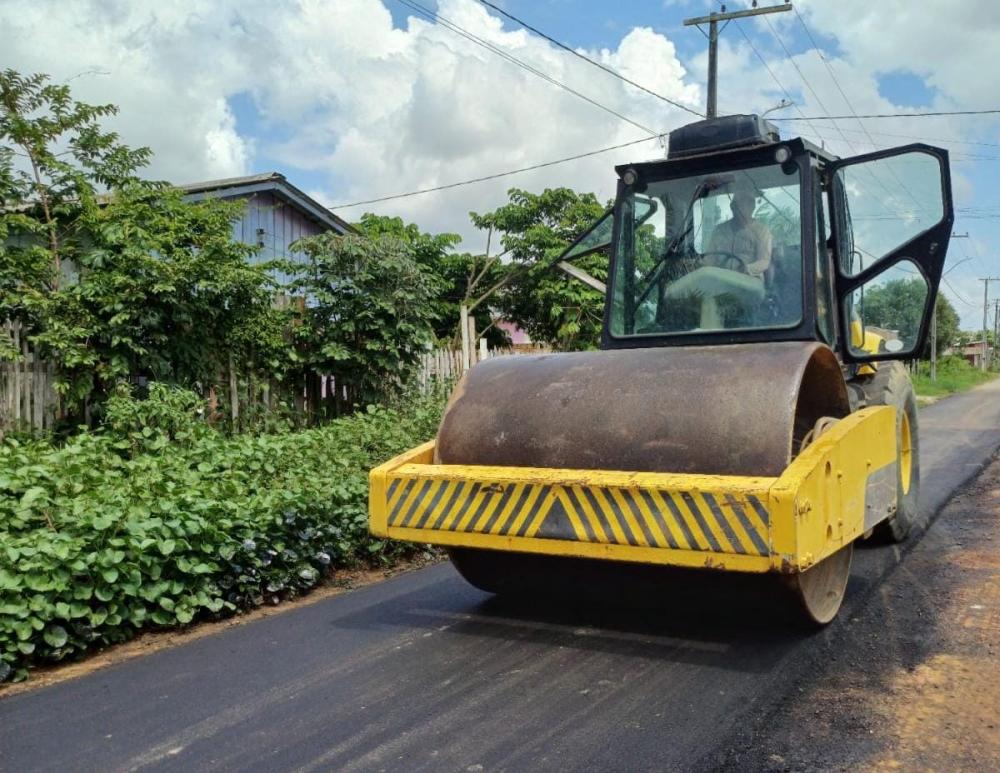 Sistema viário de Boa Vista do Ramos recebe pavimentação