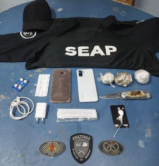 Em Parintins, guarda municipal é preso em flagrante por facilitar entrada de entorpecentes e celulares na unidade prisional