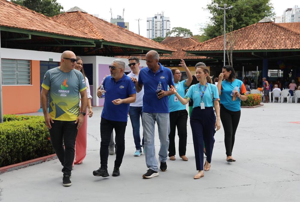 Comitê da Cidade Sul-Americana do Desporto visita Parque Municipal do Idoso