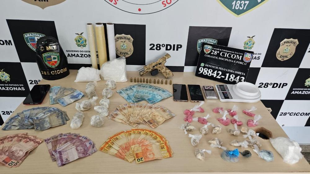 Operação Lei e Ordem: PC-AM e PMAM prendem cinco membros de grupo criminoso no bairro Colônia Antônio Aleixo