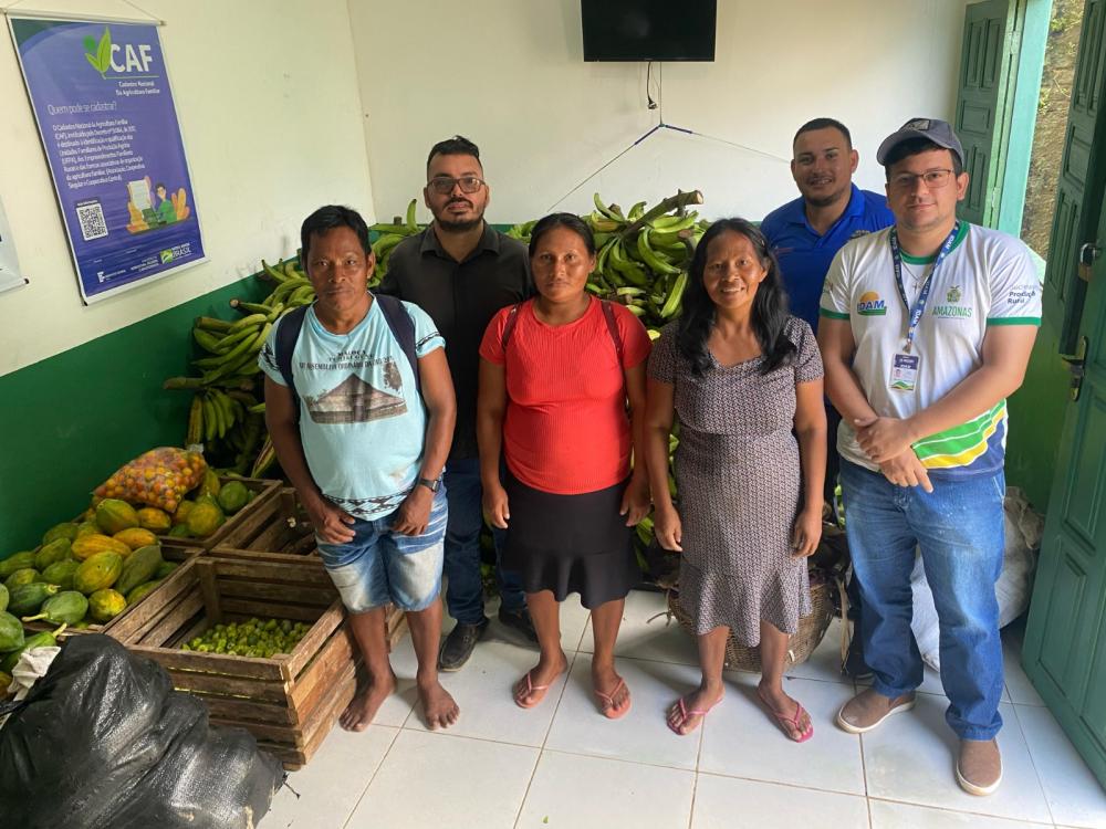 Amaturá: Idam atua no escoamento de 2,5 toneladas de alimentos comercializados via PAA