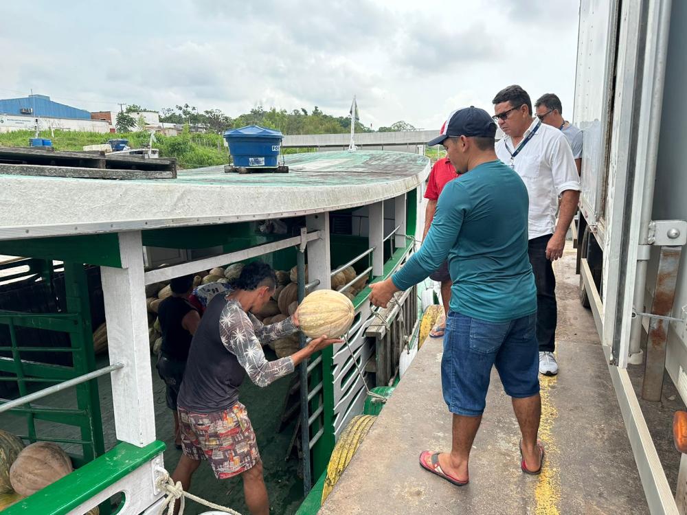 ADS facilita o escoamento de 8 toneladas de jerimum através do Programa Balcão de Agronegócios