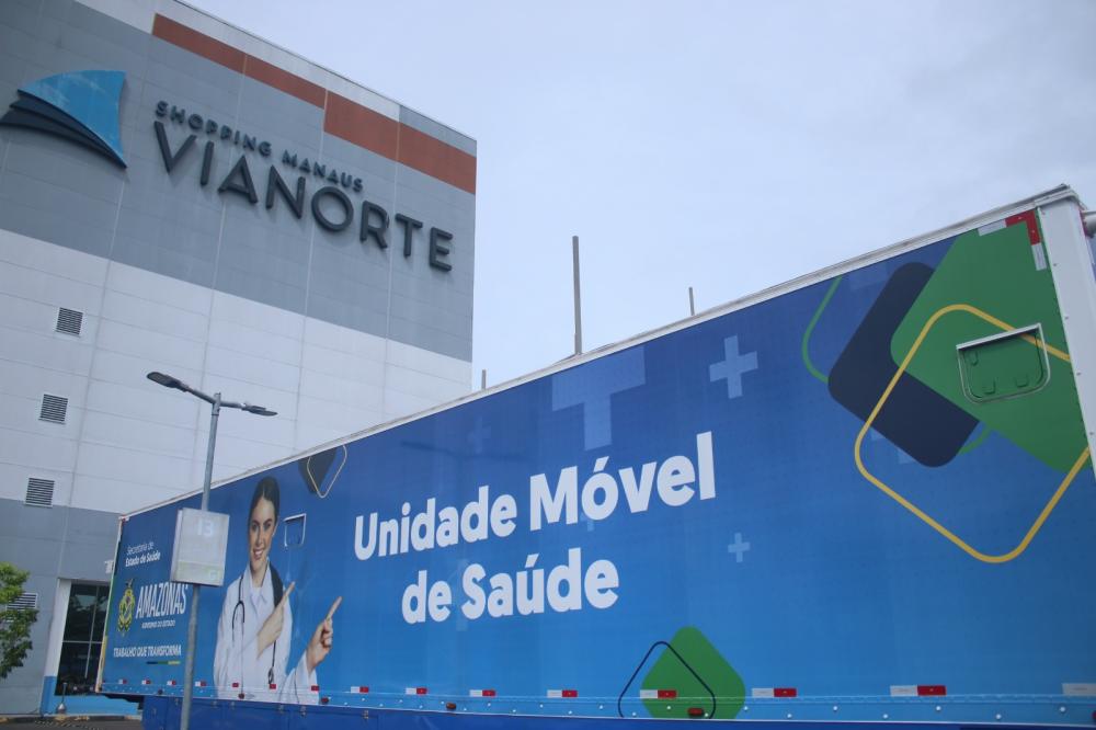 Carretas de Apoio à Saúde atendem nas zonas norte e oeste de Manaus