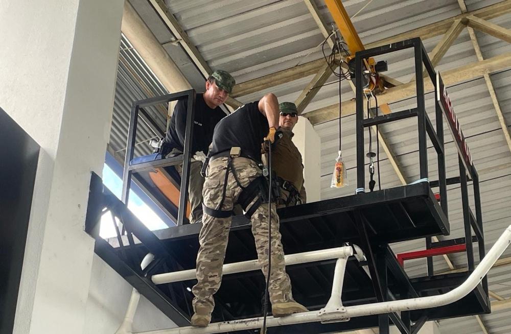 Amazonas é o primeiro estado a ter Plataforma de Simulação de Rapel da Aeronave