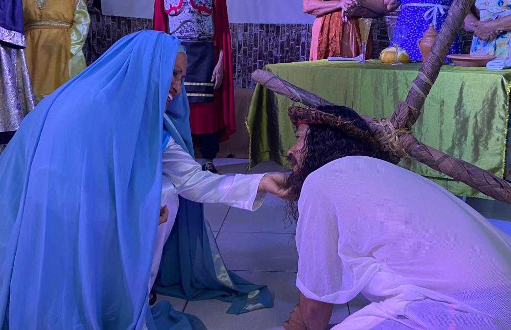 ‘Paixão de Cristo’: Grupo de Teatro da FUnATI intensifica ensaios do espetáculo teatral