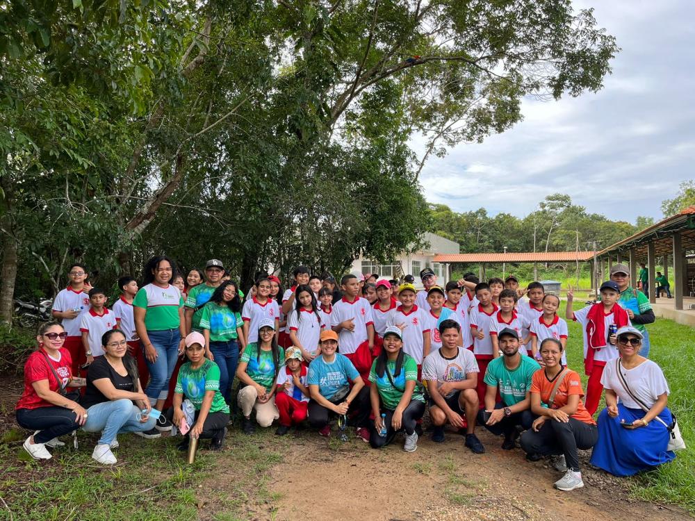 Trilha Ecológica encerra Semana da Água e da Árvore com alunos da Escola São José Operário