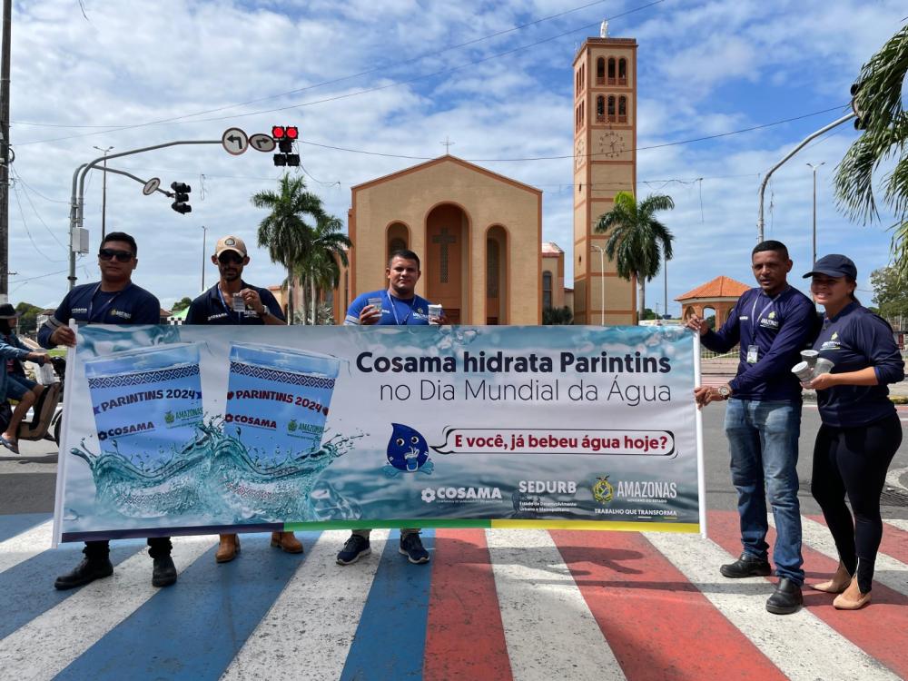 o Dia Mundial da Água: Cosama destaca a importância deste recurso com ações na capital e no interior do estado
