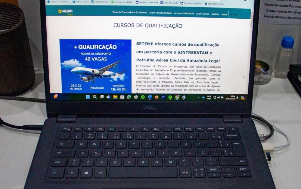 Setemp oferece cursos em Atividades Aeroportuárias, em parceria com Sintresatam