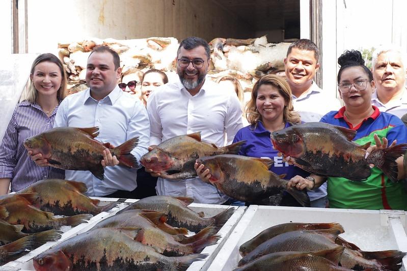 ´Esse apoio vai beneficiar as famílias em vulnerabilidade social´, diz representante de instituição beneficiada com doação de pescado