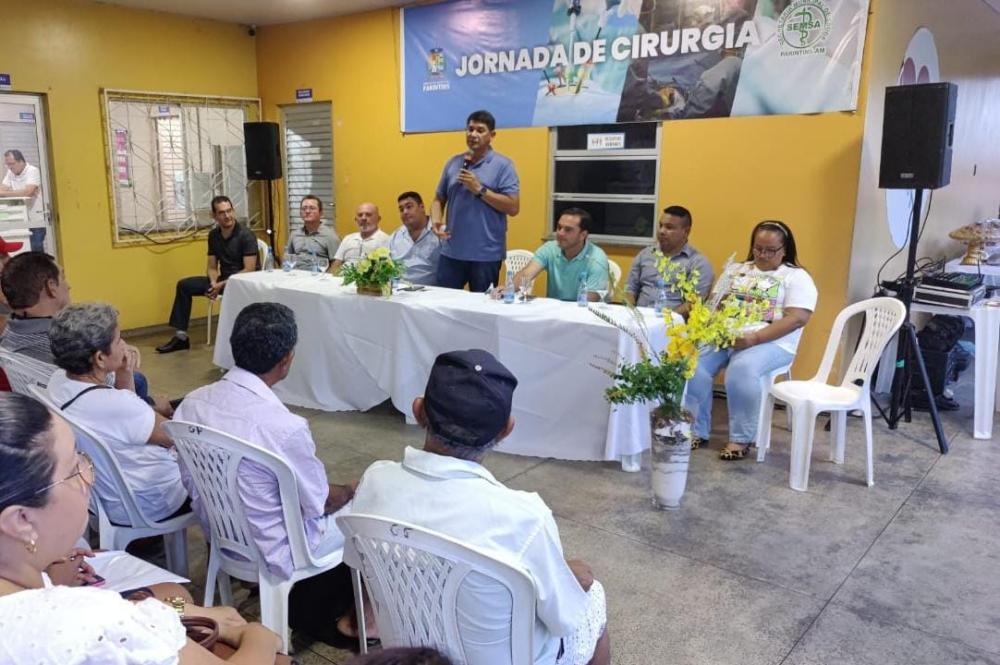 Bi Garcia abre jornada de cirurgia de vesícula em Parintins