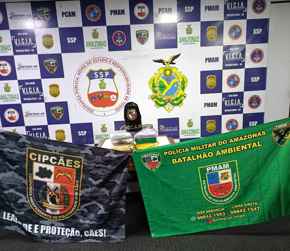 Base Arpão 1: Homem é preso com cerca de 7 kg de pasta-base de cocaína