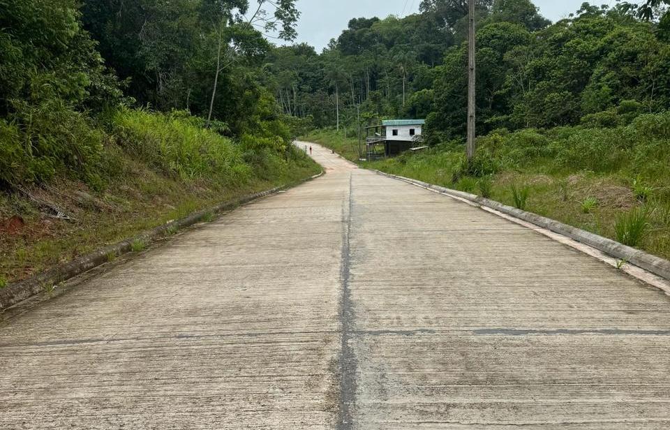 Em São Paulo de Olivença, construção da estrada Joaquim Santana entra na reta final