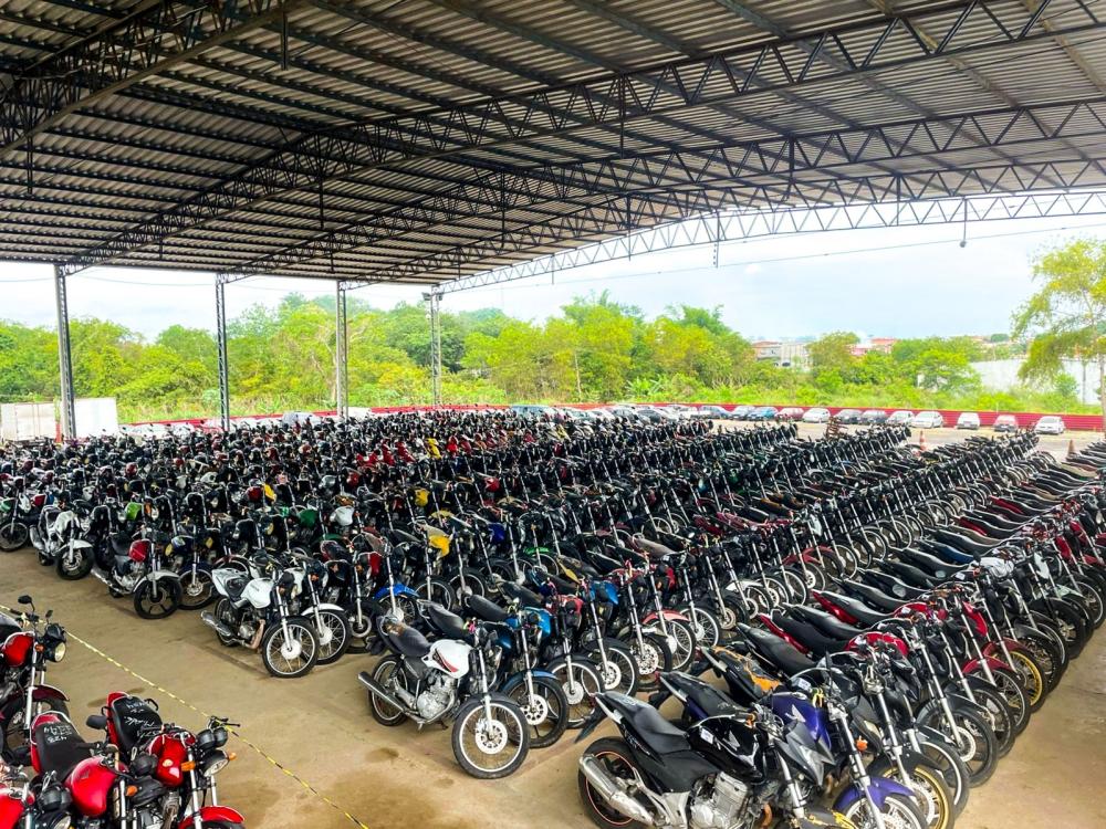 Leilão do Detran-AM: Visitação de carros e motos tem início na quarta-feira