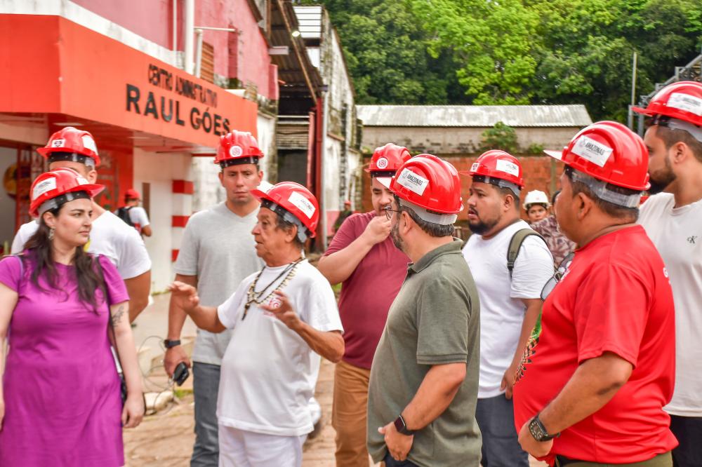 Diretores da Vivo e Eneva avaliam como positiva evolução do Garantido, após visita técnica na Cidade Garantido