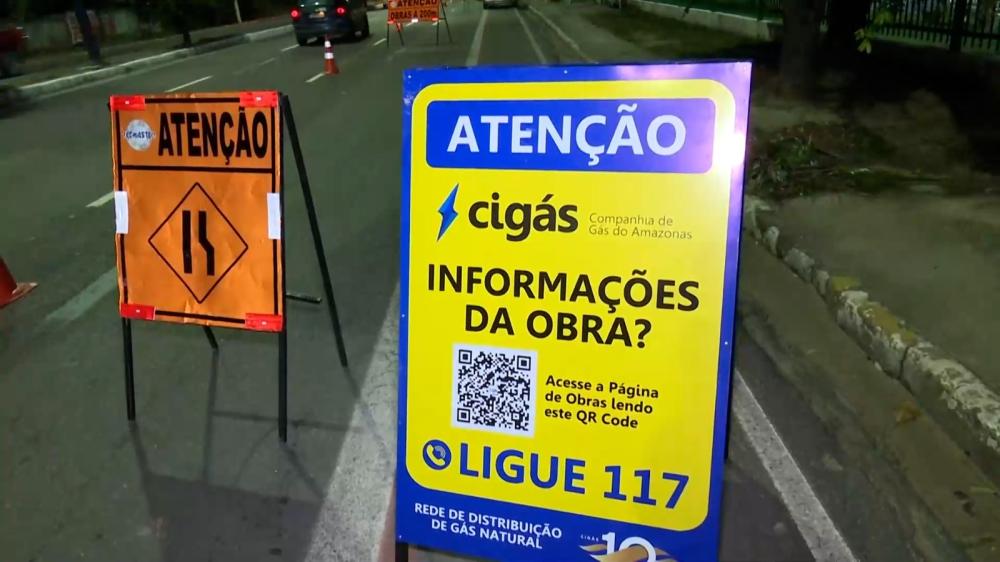 Obras da Cigás avançam nas zonas centro-oeste e centro-sul de Manaus, até o fim do primeiro semestre