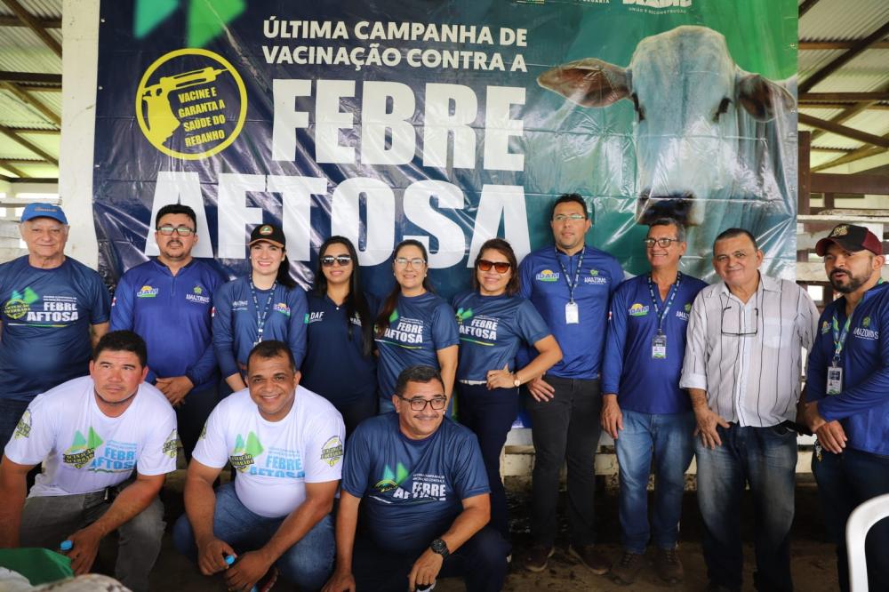 Adaf encerra última campanha de vacinação contra febre aftosa no Amazonas