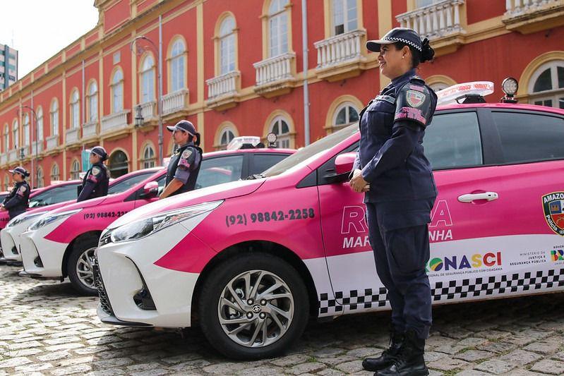 Novas viaturas entregues pelo Governo do Amazonas reforçam o trabalho da Ronda Maria da Penha e da Delegacia da Mulher