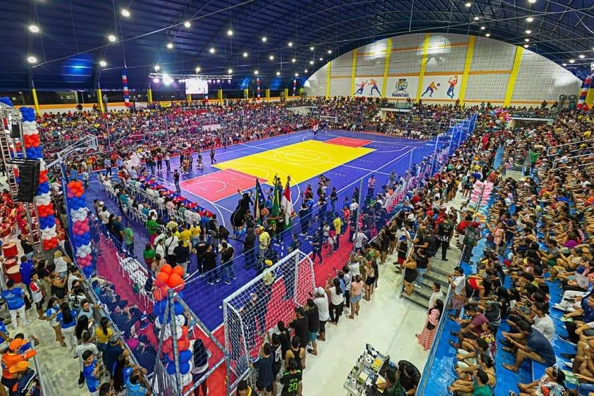 Arena poliesportiva mais moderna do interior do Amazonas é inaugurada com grande festa, em Parintins