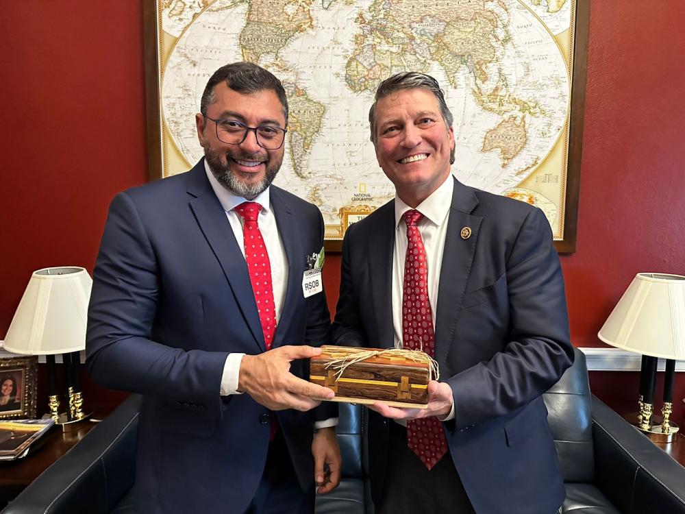 Wilson Lima solicita a congressistas americanos apoio para instalação de consulado dos EUA em Manaus para emissão de vistos