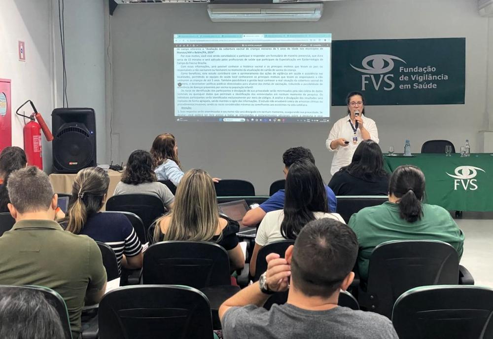 Programa de treinamento: FVS-RCP sedia turma do curso EpiSUS para capacitação em epidemiologia de campo