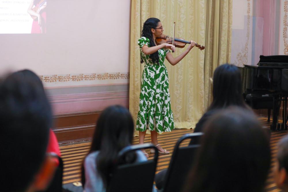 Alunos do Núcleo de Música do Liceu Cláudio Santoro realizam recital especial no Palácio da Justiça