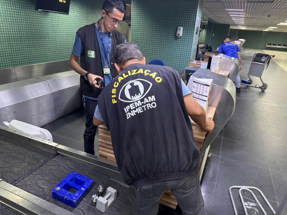 Ipem-AM reprova e interdita balanças no Aeroporto Internacional de Manaus