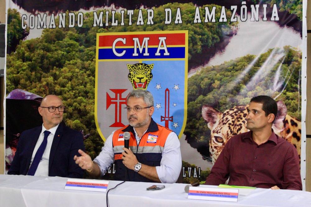 Defesa Civil do Amazonas discute os impactos das Mudanças Climáticas em Evento promovido pela ABIN