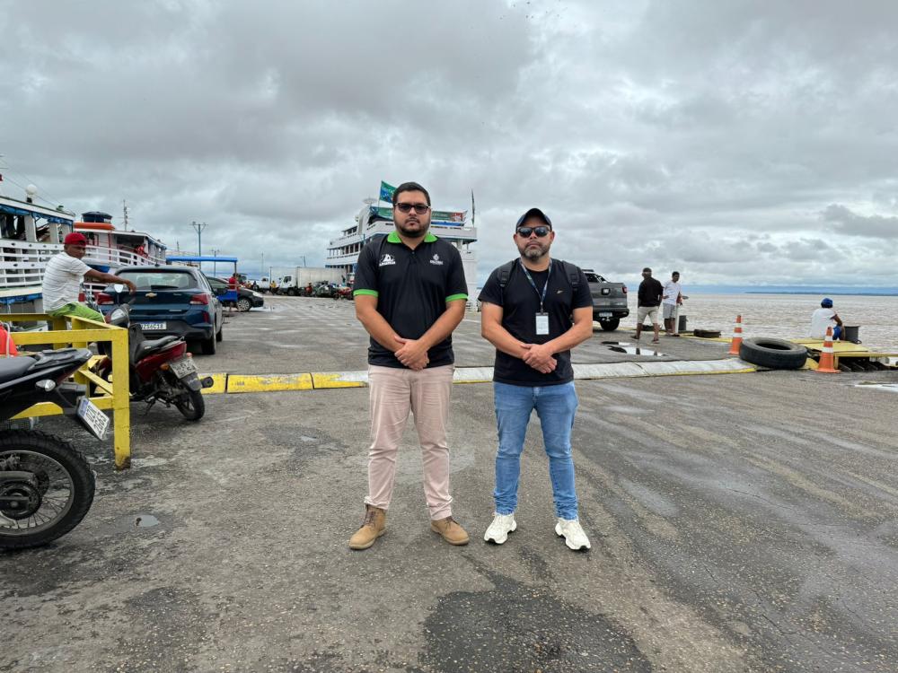 Arsepam realiza vistoria no Porto de Parintins para operação do transporte hidroviário intermunicipal