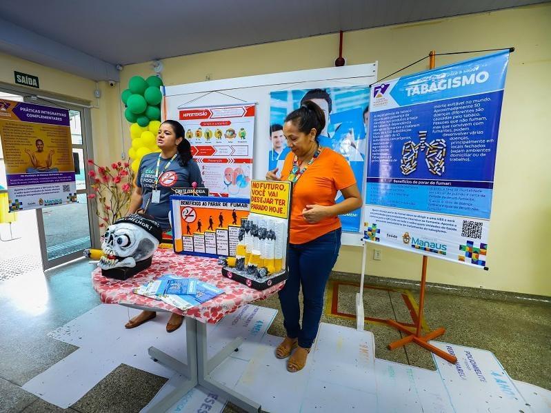 Prefeitura mobiliza população para combate ao tabagismo em caminhada na Ponta Negra nesta quarta, 5/6