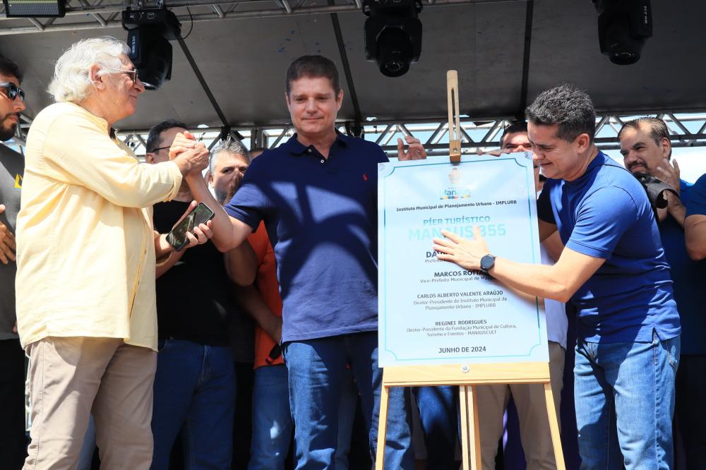 Prefeitura inaugura inédito píer turístico conectado ao mirante Lúcia Almeida