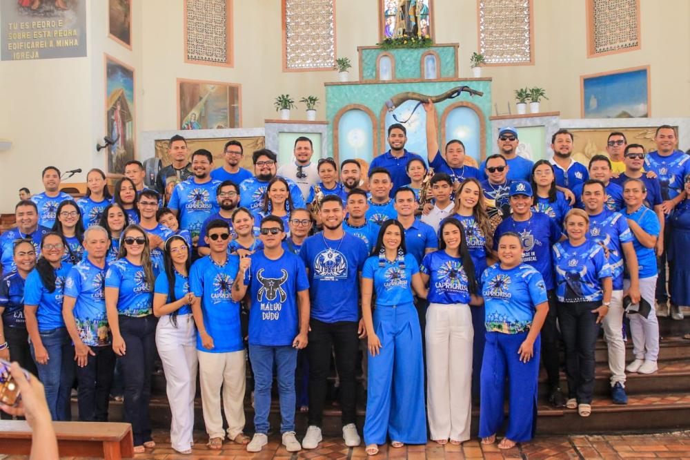 Caprichoso pede as bençãos a Nossa Senhora do Carmo para o Festival de Parintins