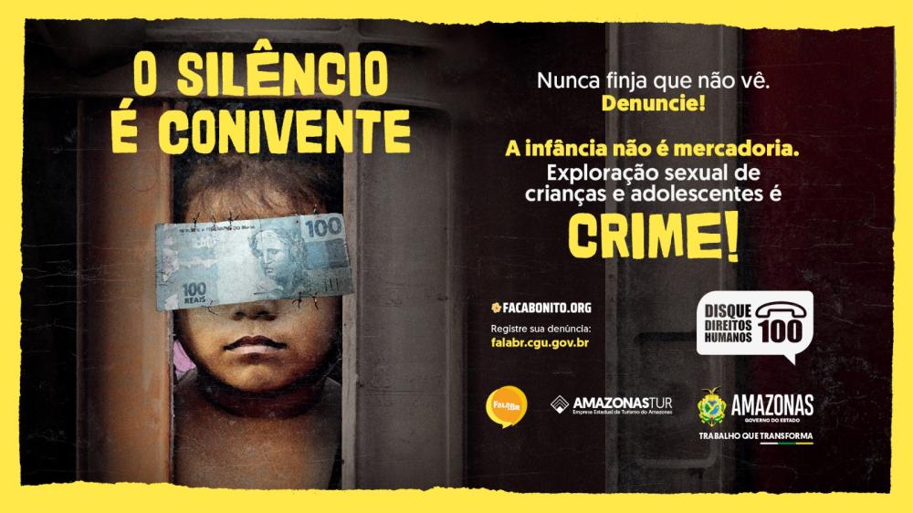 Festival de Parintins 2024: Amazonastur reforça campanhas contra a exploração sexual de crianças e adolescentes e do turismo de penas naturais