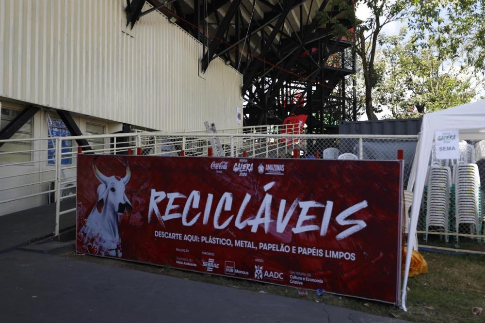 Festival de Parintins 2024: Duelo de reciclagem no Bumbódromo vai premiar o boi Campeão Sustentável