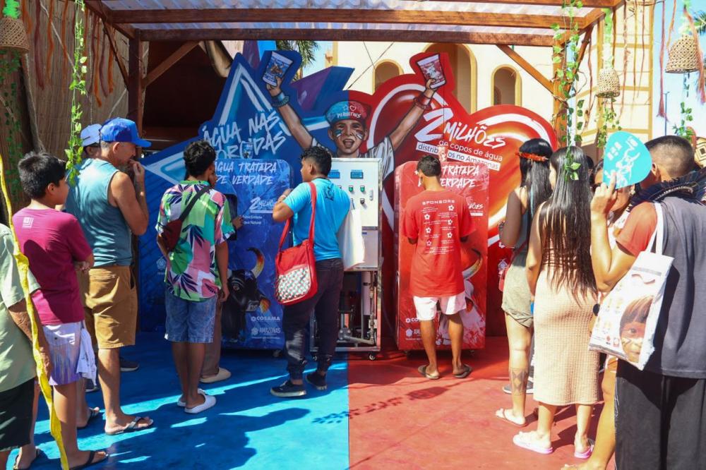 Festival de Parintins 2024: Espaço instagramável da Cosama recebe mais de 20 mil pessoas