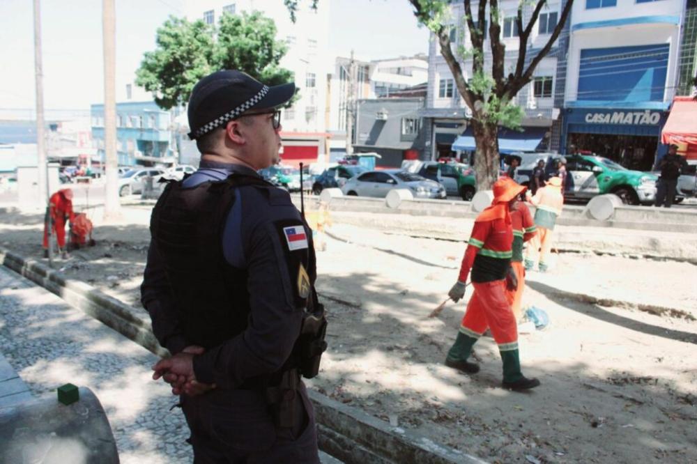 Operação Choque de Ordem reforça policiamento no Centro de Manaus