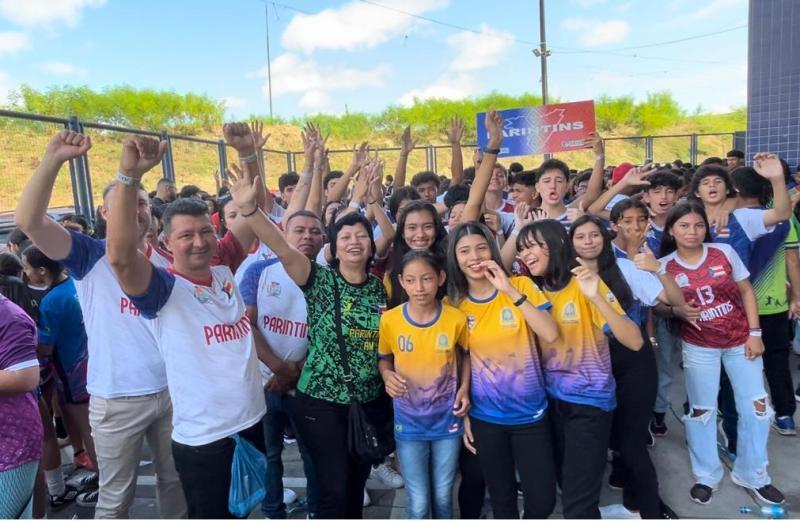 Parintins participa da abertura do 45º Jogos Escolares do Amazonas (JEAs) em Manaus