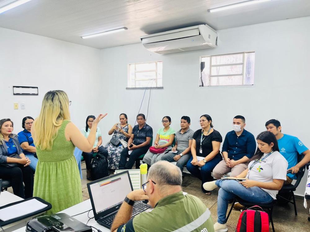 SES-AM realiza capacitação para servidores de saúde dos municípios que integram a Calha do Baixo Amazonas