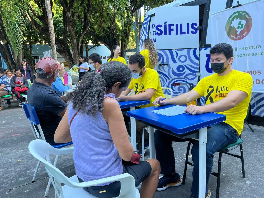 Julho Amarelo: Fundação Hospital Adriano Jorge realiza teste rápido gratuito para hepatites virais
