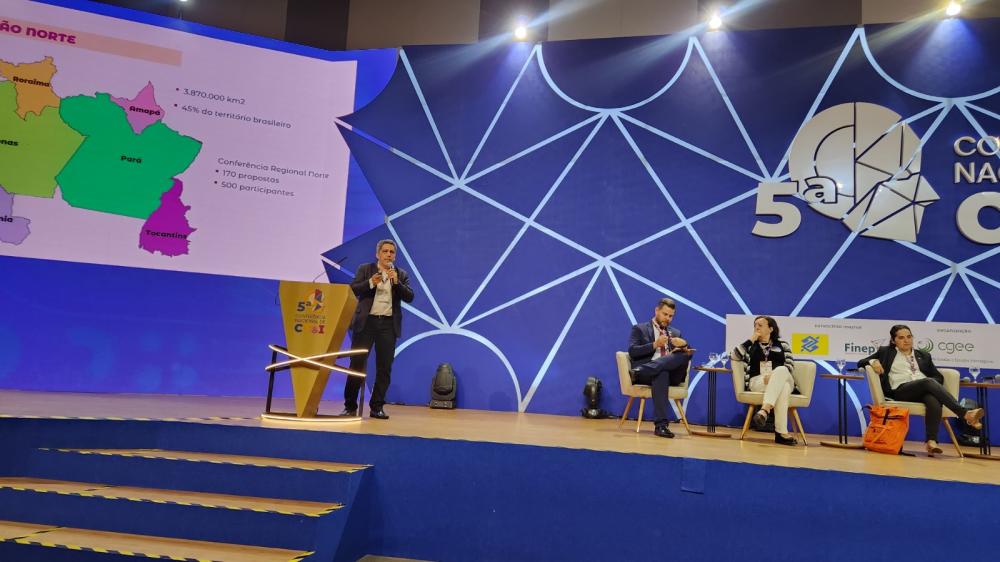 Governo do Amazonas leva demandas e contribui para o futuro da ciência na 5ª CNCTI, em Brasília
