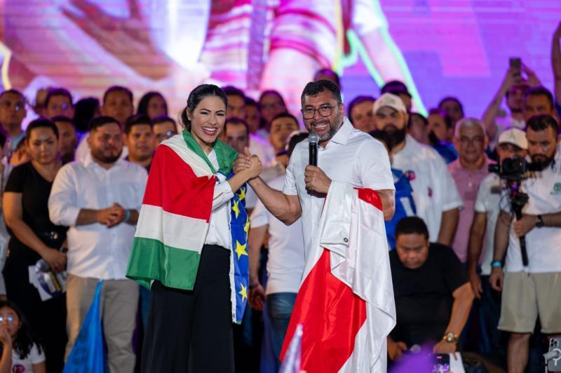 Brena Dianná e Massilon Cursino são oficialmente candidatos à Prefeitura de Parintins