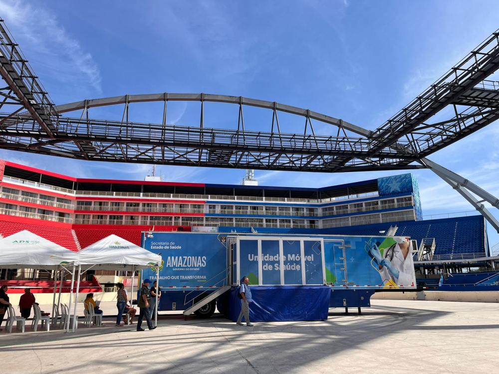 Começam os atendimentos da Carreta da Saúde do Governo do Amazonas, em Parintins