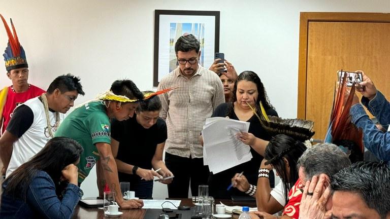 Funai recebe lideranças de Mato Grosso e reforça política de diálogo e transparência