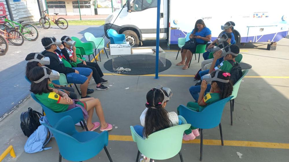 Manaus recebe exposição interativa sobre o ciclo da água, com mostra de cinema