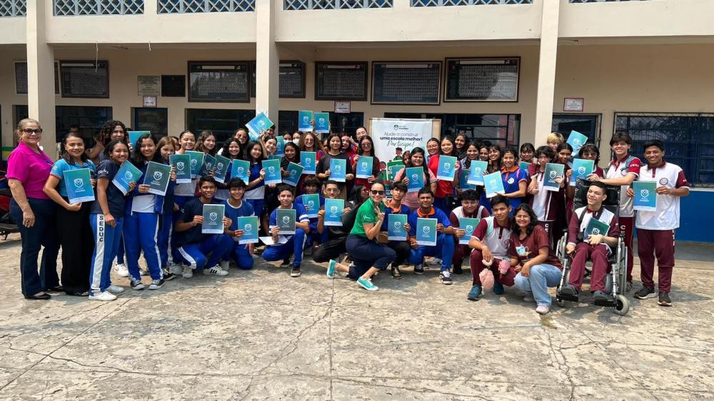 Alunos da rede estadual em Tefé recebem capacitação cidadã do projeto 'Aluno Ouvidor’