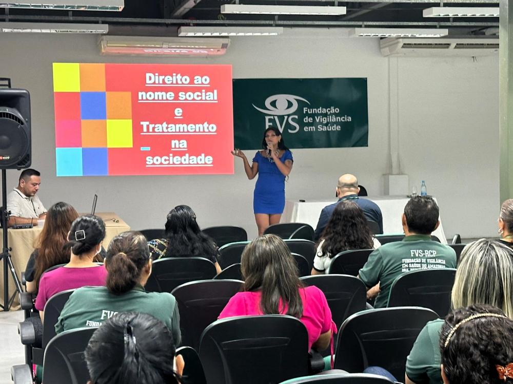 Acesso à saúde: FVS-RCP sedia palestra sobre direito ao tratamento pelo nome social para o grupo LGBTQIAPN+
