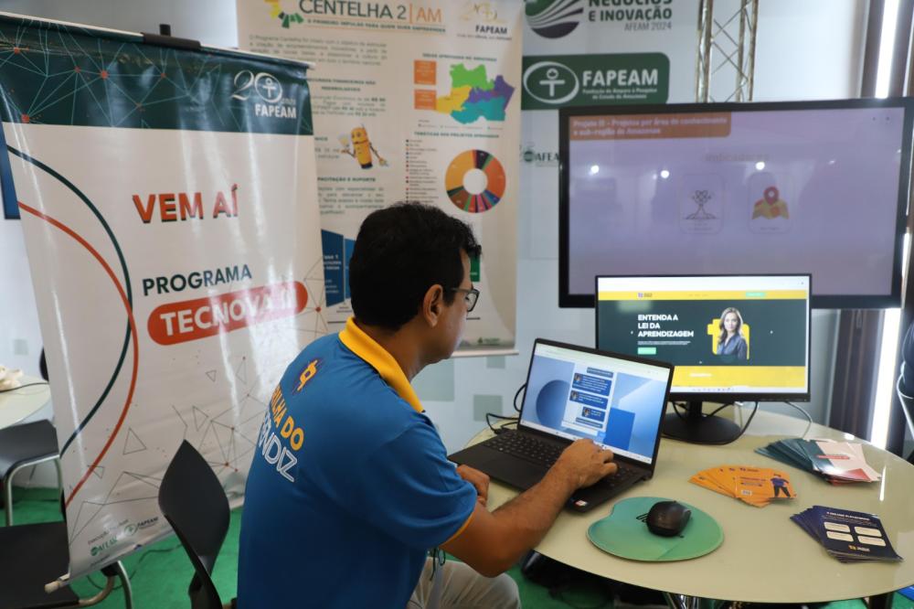 Fapeam leva pesquisas sobre empreendedorismo inovador para a 1ª edição da Feira de Negócios e Inovação da Afeam