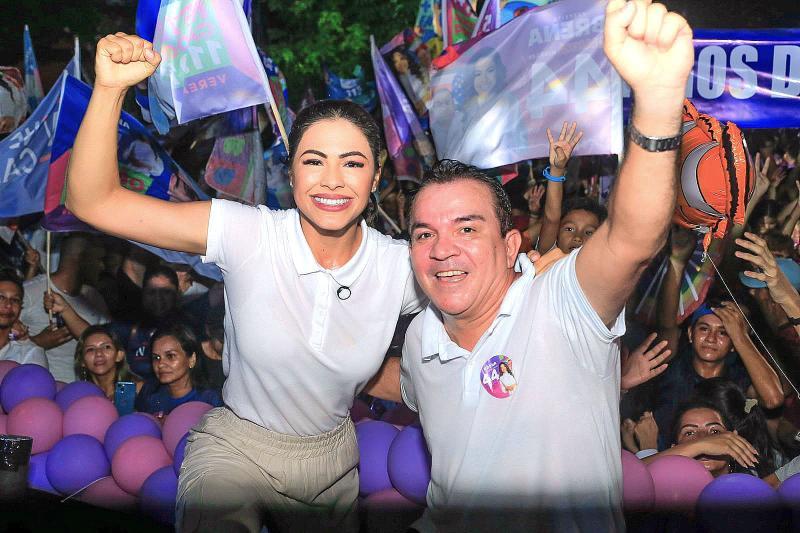 Brena Dianná faz primeiro comício de campanha após liberação da propaganda eleitoral