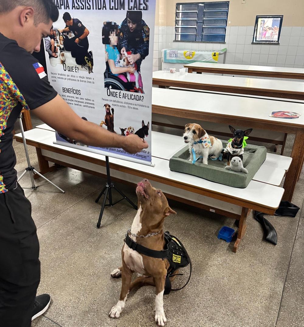 Setembro Verde: Sejusc divulga lista de crianças selecionadas para conhecer CIPcães da Polícia Militar do Amazonas