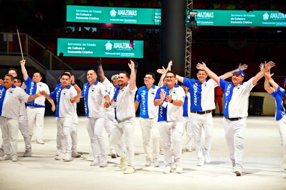 Compositores do Boi Caprichoso celebram pagamento de direitos de arena e agradecem ao presidente Rossy Amoedo