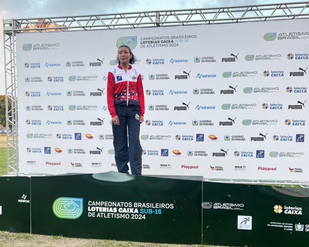 Com apoio da Prefeitura de Manaus, atleta amazonense se destaca em campeonato de Atletismo